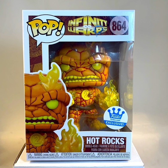 Funko Pop Infinity Wraps “Hot Rocks” Exclusive - Picture 1 of 6
